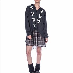 Sold Wildfox Heraldry Sunday Button Down shirt dre